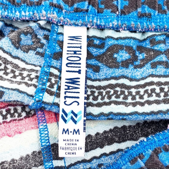 Without Walls Multicolored Jogger Pants Size M - Picture 6 of 7
